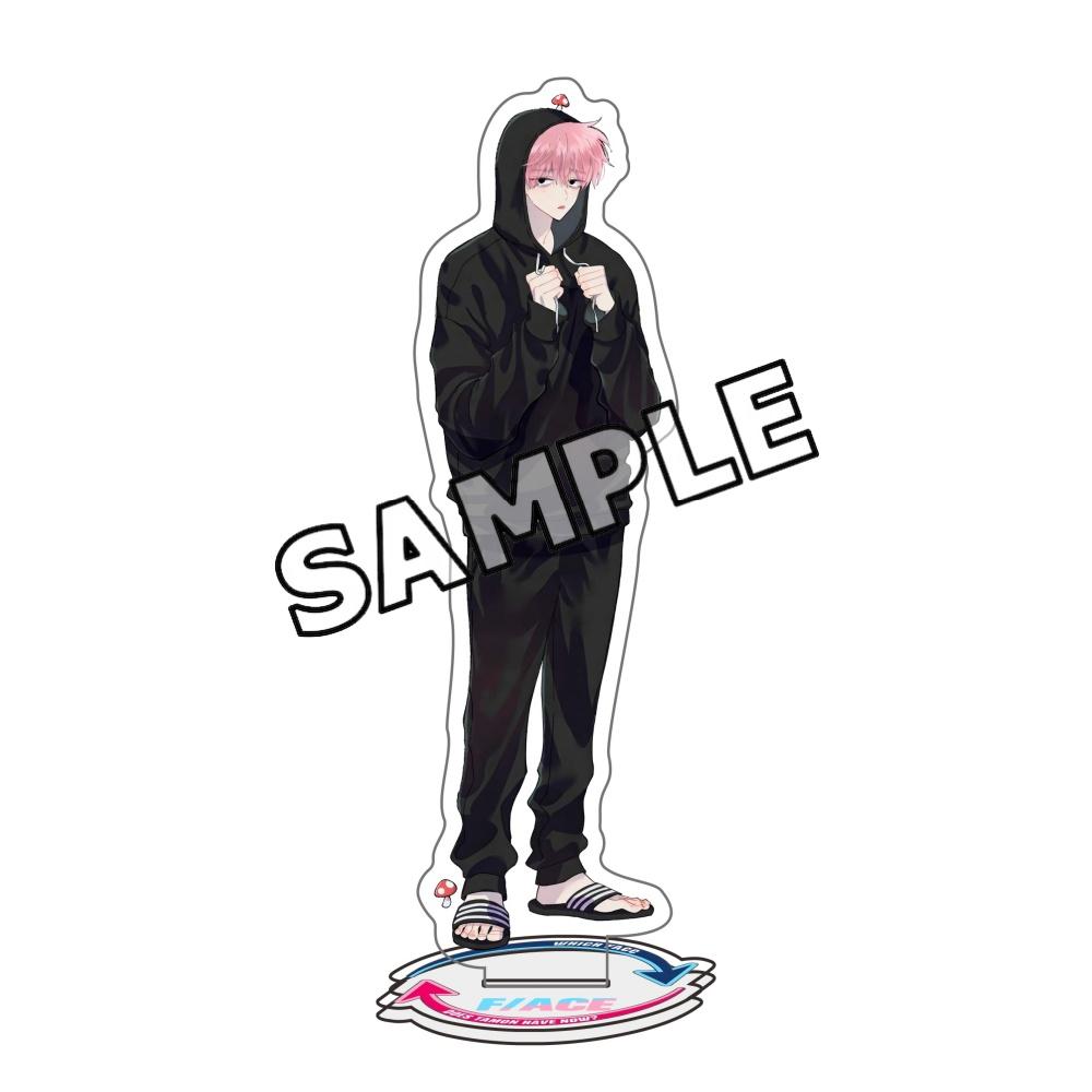 Anime Tamon-kun Ima Dotchi!? Tamon's B-Side Acrylic Stand Keychain Fukuhara Tamon Rintaro Kai Figure Desktop Decor Gift for Fans