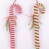 Red and White Hanging Candy Cane Ornaments Christmas Tree Lollipop Decoration  New Year Supplies