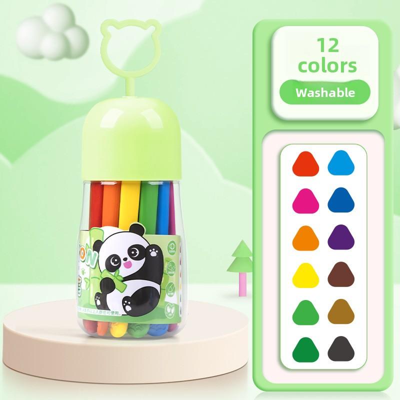48 Colors Triangular Oil Pastels Smudge-Free Ergonomic Easy-Grip Break-Resistant Kid-Safe for Art Learning Creative Development