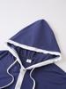 Mens Casual Sleeveless Hooded Solid Pullover Tank Top