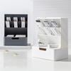 A20F-6 +1 Drawer Desktop Storage Box Pencil Makeup Storage Box School Office Supplies Stationery