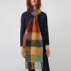 Neuer luxuriöser Kaschmir-Schal für Damen mit Karomuster, warmer Winterschal und -stola, Bandana, Pashmina, lange Quasten, Foulard, dicke Decke