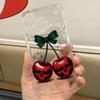 Cherry Skull Transparent Phone Case for iPhone 13, 14 Pro, 15, 16 Pro Max & 17