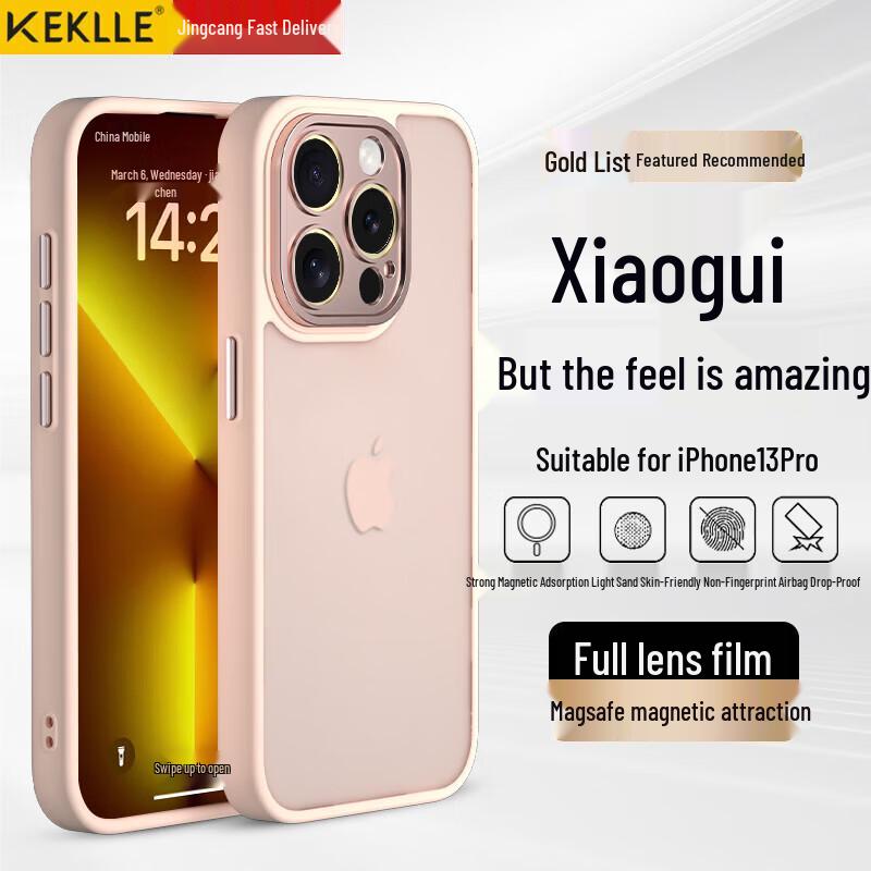 KEKLLE Frosted Anti-Fingerprint Volledige Bescherming Telefoonhoesje voor iPhone