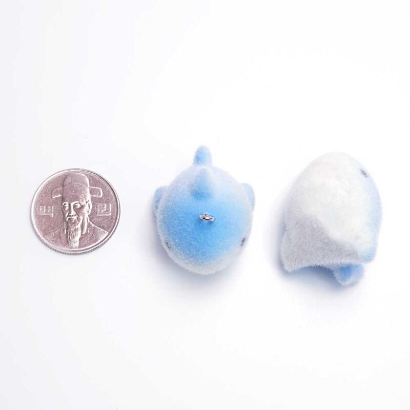 Flocking Animal Sea Shark Keychain Pendant Accessory Accessories