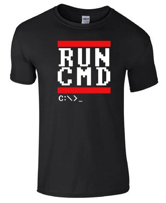 RUN CMD RUN DMC Inspired Unisex Kids/adults Top T-shirt Funny