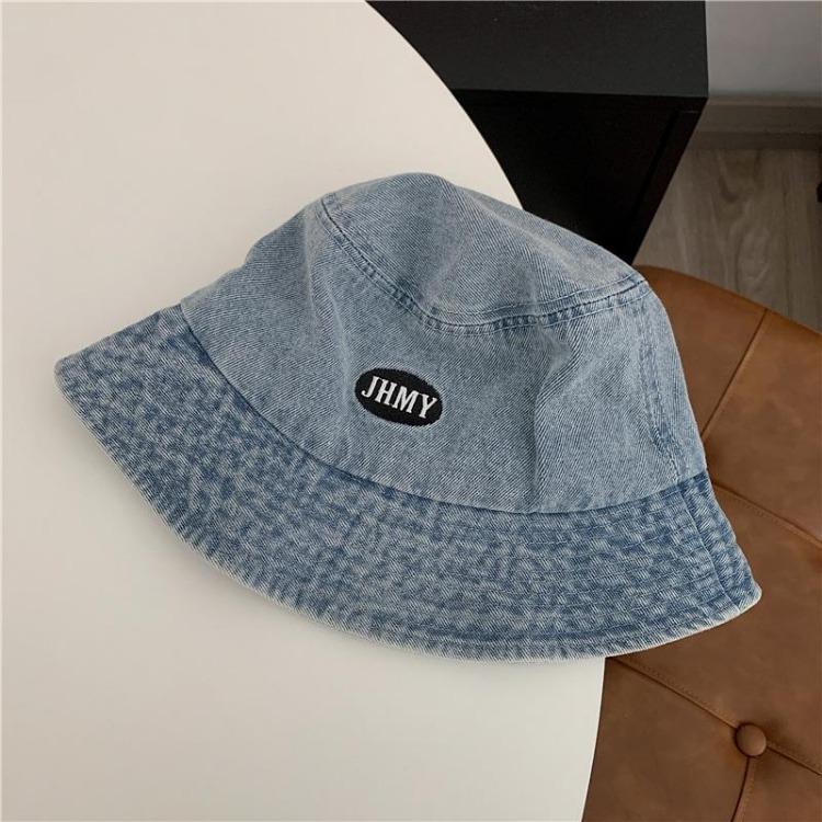 Female Fisherman's Hat New Black Cowboy Fisherman's Hat Four Seasons Sunshade and Sunscreen Hat Summer Thin Edition