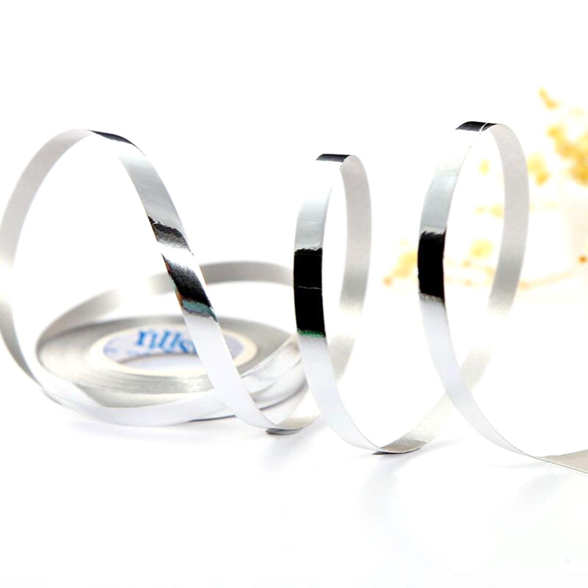 

Вечеринка по случаю дня рождения 10 м Керлинг Разноцветный Домашний DIY Праздничный реквизит Веревка для воздушных шаров Фольга Лазерные ленты серебряный