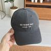 Fashion Hat Korean version autumn new letter embroidered baseball cap children couple fashion travel trendy brand soft top sun protection cap men