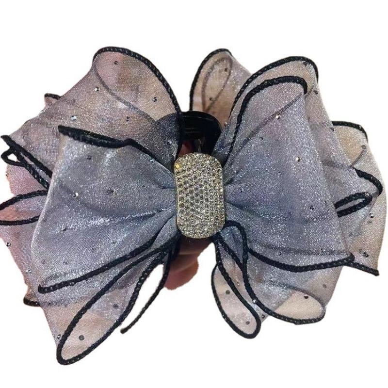 1/2 Stück Damen Spitze Mesh Geometrisch Schmetterling Haarspange Vintage Elegant Haarclip Klemme Stirnband Haarnadel Krabbe Haaraccessoires Neu