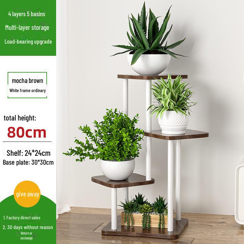 Cross-Border Multi-Layer Indoor Flower Rack for Living Room or Balcony