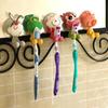 Support mural pour brosse à dents, Animal de dessin animé 3D, ventouse mignonne, ventouse pour salle de bain, nouveauté
