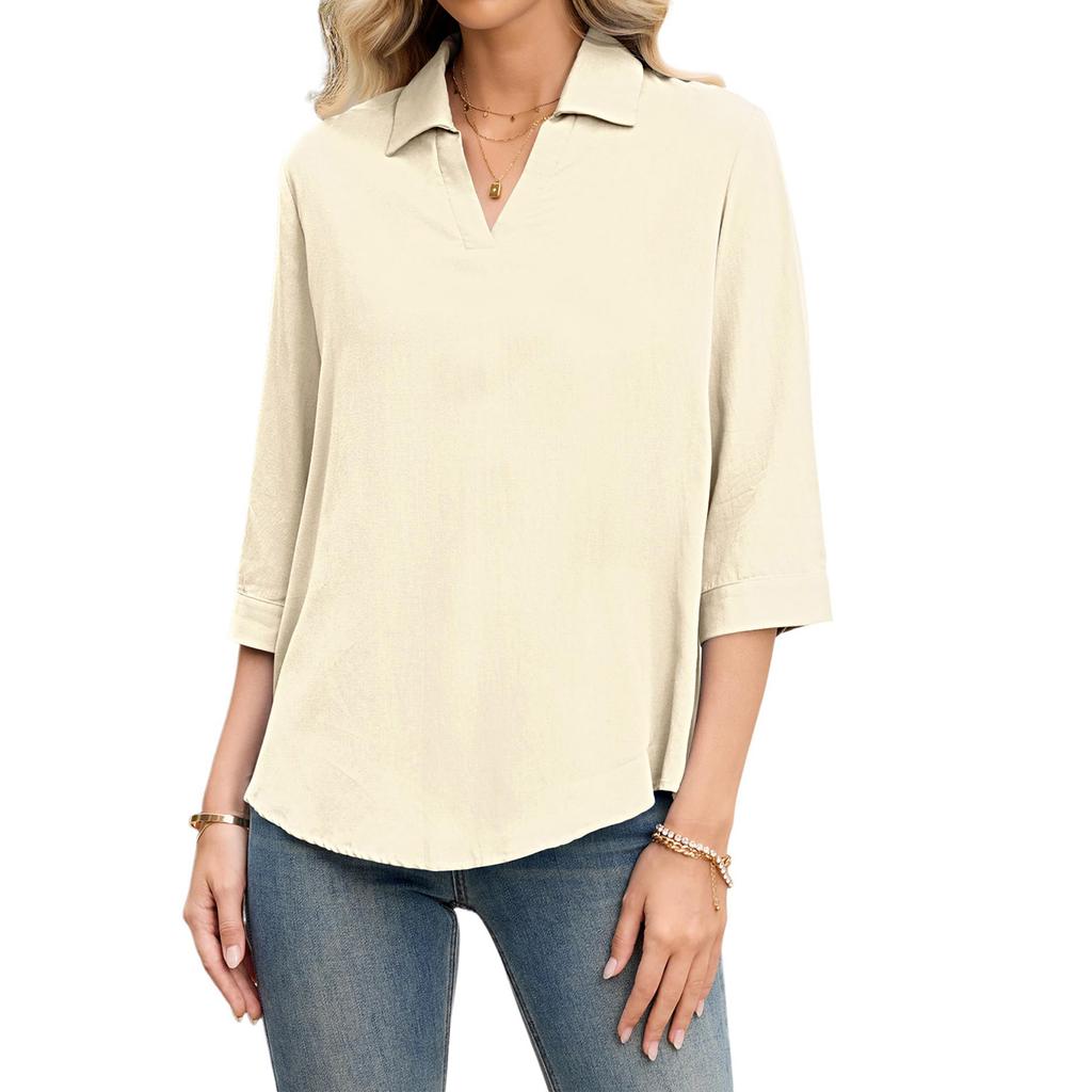 Damska Moda Casual - Kolorowy Top