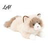 Healing Toy for Girls Lifelike Ragdoll Cat Plush Toy Realistic Stuffed Animal Pillow Sleeping Exquisite Kitten Gift 45cm Fluffy Pillow Soft Comfort