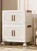 Folding Storage Box Storage Cabinet With Wheels Multifunctional Box With Pulley Household Sorting Wardrobe Organizer Container