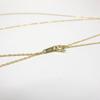 And My Jewelry 18K Gold Necklace Double Screw Subtle Gift Wrapped [Your Box] Chain, Design, Gradient,