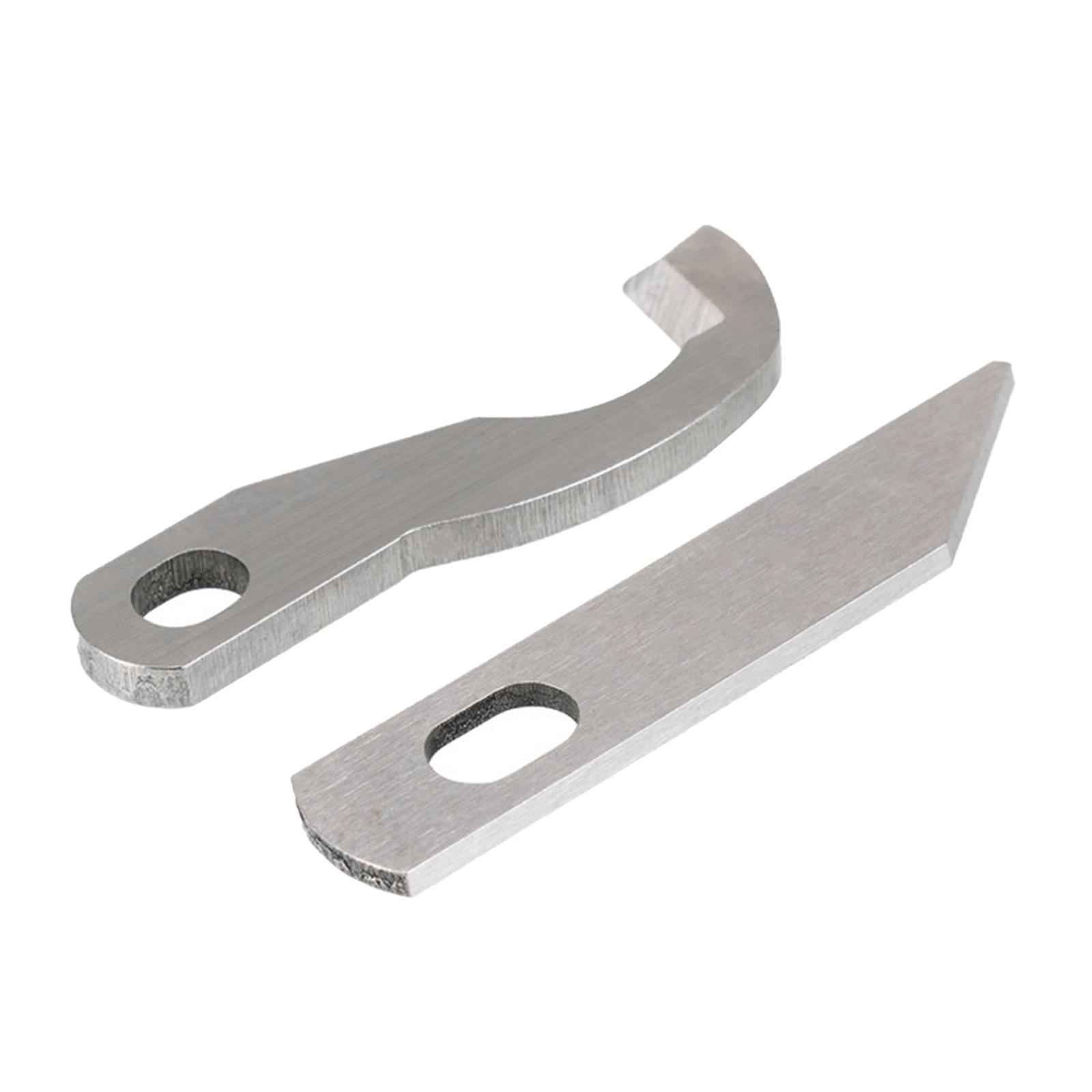 2Pcs Set Serger Knife Overlock Blade Upper and Lower x77683001 XB0563001 for Brother 1034D 1134Dw PL2000 PL1500 серебряный