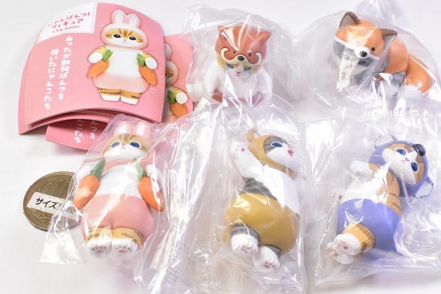mofusand Figure of 5 Gacha Capsule Toy Nyanpantsu! [Set (Full Set)]