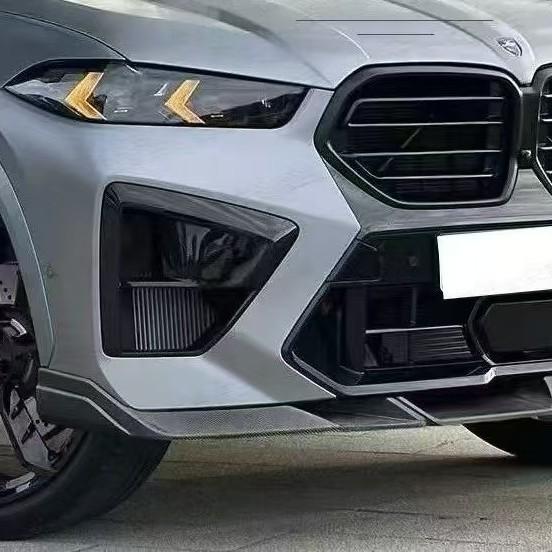 BMW X5M F95 LCI Carbon Fiber Front & Rear Lip with Lights