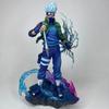 24cm 9.4 inch Anime Hatake Kakashi Action Figures Pvc Statue Desktop Ornamen Set Statue Model Ornament Room Desk Toys