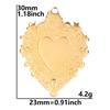 6pcs/Lot Mutlistyle Stainless Steel Heart Charms For Jewelry Making Supplies Sun Dragon Three-Dimensional Love Pendant Breloques