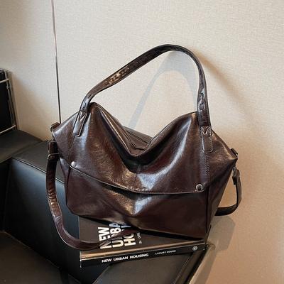 Torba damska w stylu retro, modna torba na ramię crossbody o dużej pojemności, torebka damska