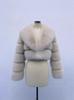 Finnish Whole Skin Fox Fur Coat for Women: Petite, Versatile & Slimming Short Jacket for Autumn/Winter