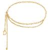 Sunflower Metal Waist Chain for Women - Adjustable European & American Style Waist Belt Ornament