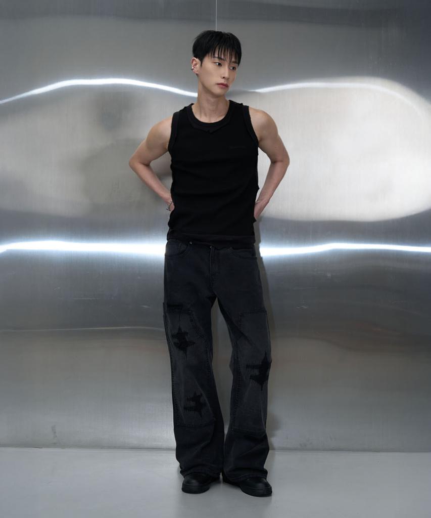 Pichibeullaeg Damage Logo Sleeveless (Black)