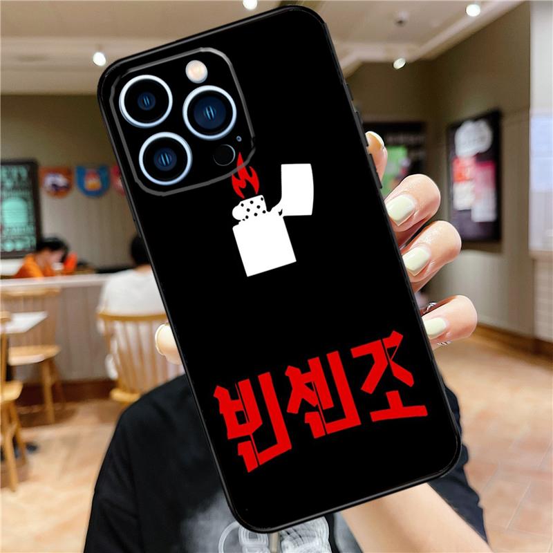 Vincenzo Cassano Kdrama Case For iPhone 18 17 Pro Max 16 15 14 11 12 13 Mini Plus 16e 17 Air Bumper Cover Accessories