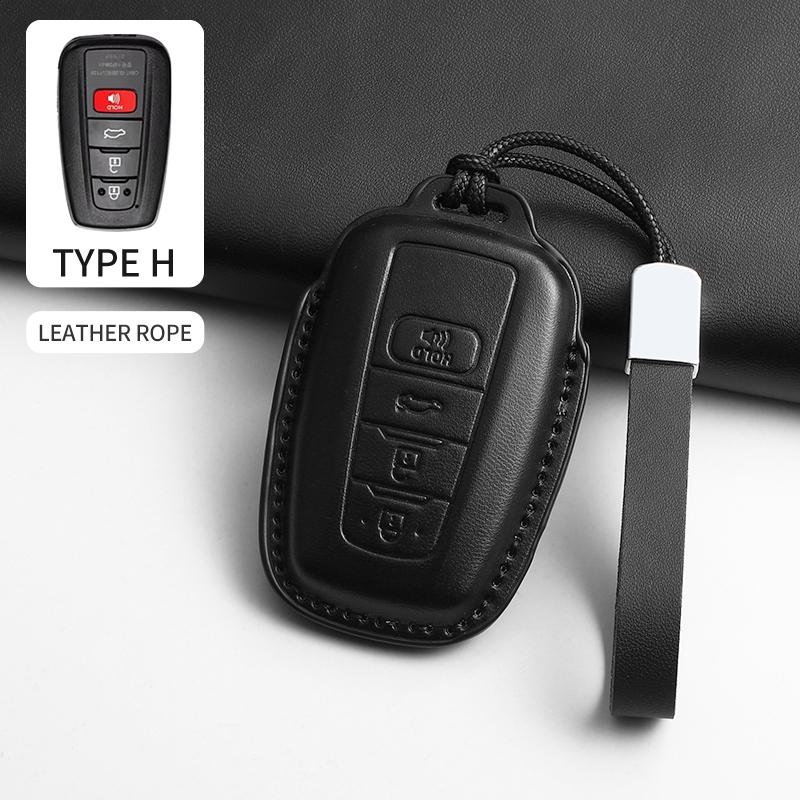 

Чехол-кошелек для автомобильного ключа для Toyota CHR Highlander Prius C-HR RAV4 Camry Corolla Land Cruiser Prado Защитный корпус от царапин
