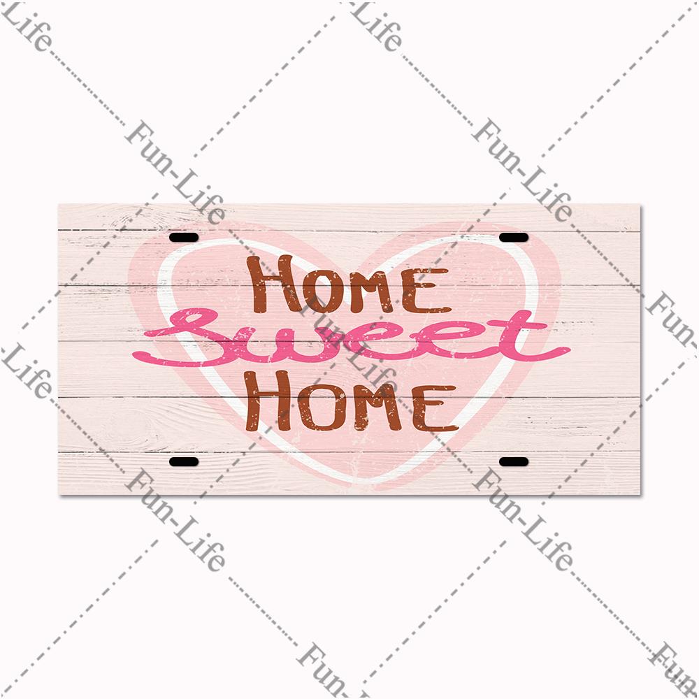 Welcome Home Metal Poster, Tin Signs, Vintage Pet, Family Hanging Plates, Plaque, Bar, Pub, Garden, Farm, Home Wall Decor