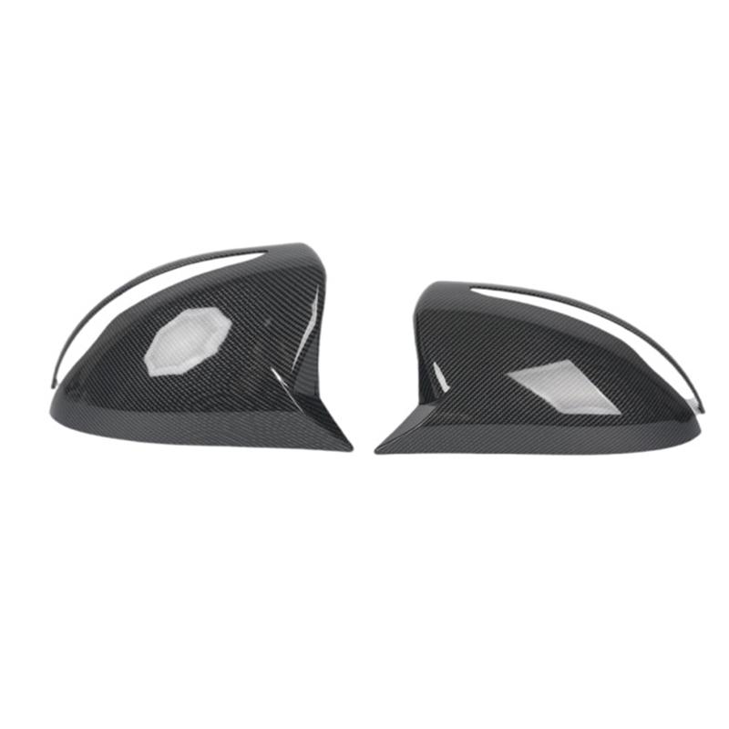 For Mercedes C/GLC/S/E Class W205 X253 W222 W213 W238 Carbon Fiber Side Mirror Cover Cap ABS Car Exterior Accessories