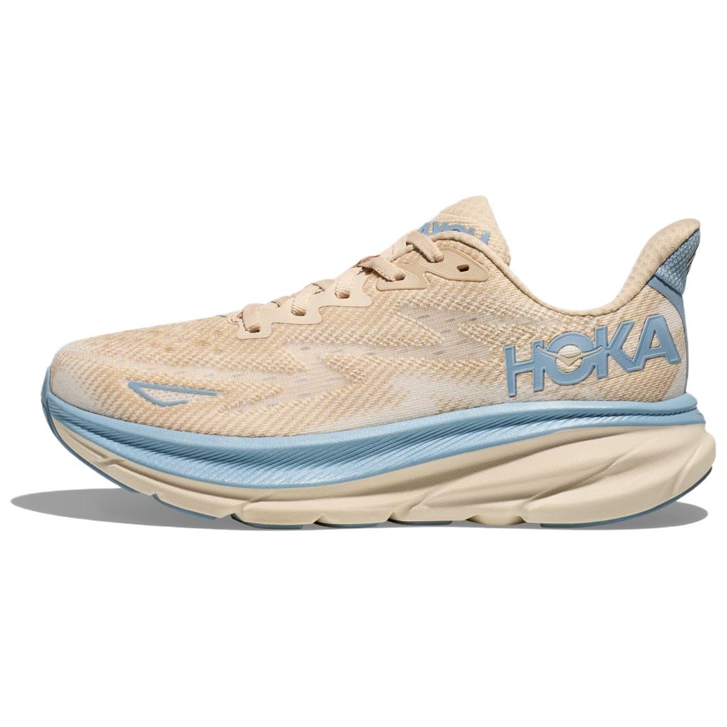 

HOKA One One Clifton 9 Удобные Универсальные Противоскользящие Износостойкие Низкие Повседневные Кроссовки для Бега Мужские кроссовки Бежевые 1127895-OKLB 41