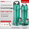 Submersible Sewage & Sludge Cutter Pump for Toilets & Cesspools - Ideal for Household & Agricultural Drainage and Irrigation