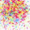 Rolybag 400 Pieces Colorful S-Clips, Rubber Bands, Loom Bands, S-Clips, Plastic Connectors, Supplement Kit for Loom Bracelets and DIY Bracelet Making