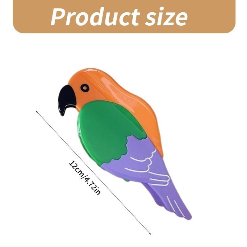 Delicate Bird Shape Hair Claw for Woman Girl Skincare Makeup Jaw Clip for Thin Hair Skidproof Ponytail Hold Hair Clip