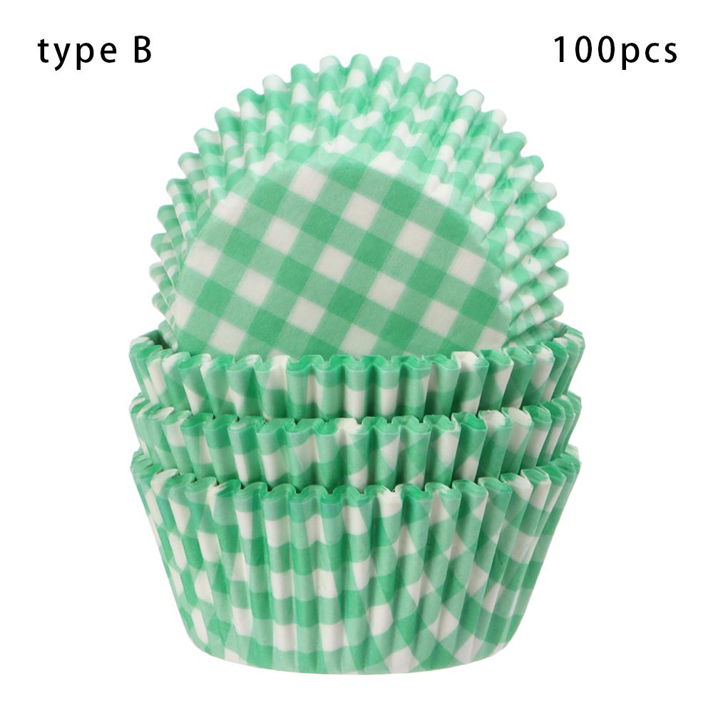 50 Stück/Packung Papier-Cupcake-Förmchen Tulpenblüten-Schokoladen-Cupcake-Hülle Back-Muffin-Halter Hochzeits-Party-Zubehör