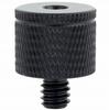 Adapter sleeve reduction 1/4" to M5 tripod black for 20 mm tripod