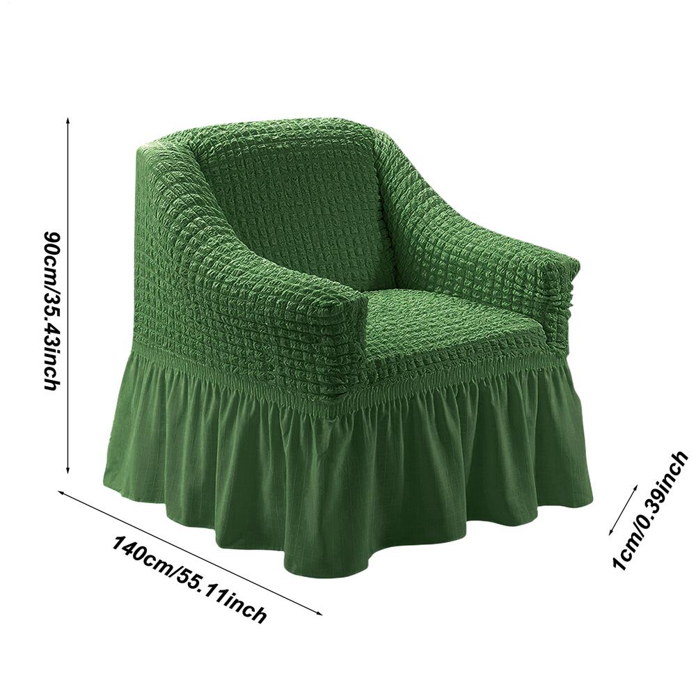 

1pcs Recliner Sofa Cover Anti-Slip Quilted Accent Chair Cushion Furniture Protector Fabric sofa cover four-season universal армія зелений колір