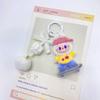 Flocking Skateboard Cute Doll Creative Gift Desktop Small Ornament Pair Touch Blind Bag Keychain