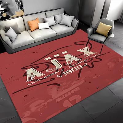 1pc AFC Ajax Entrance Mat, Non-Slip Mat Area Rug,Room Decor, Outdoor Decor, Kitchen Rug,Doormat - Machine Washable, Easy To Clean