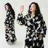 Winter Styles, Coral Fleece, Thickened, Men's and Women's Nightgowns, Extended Bathrobes, Couple's Pajamas, Anti-static, Winter Warm Pajamas