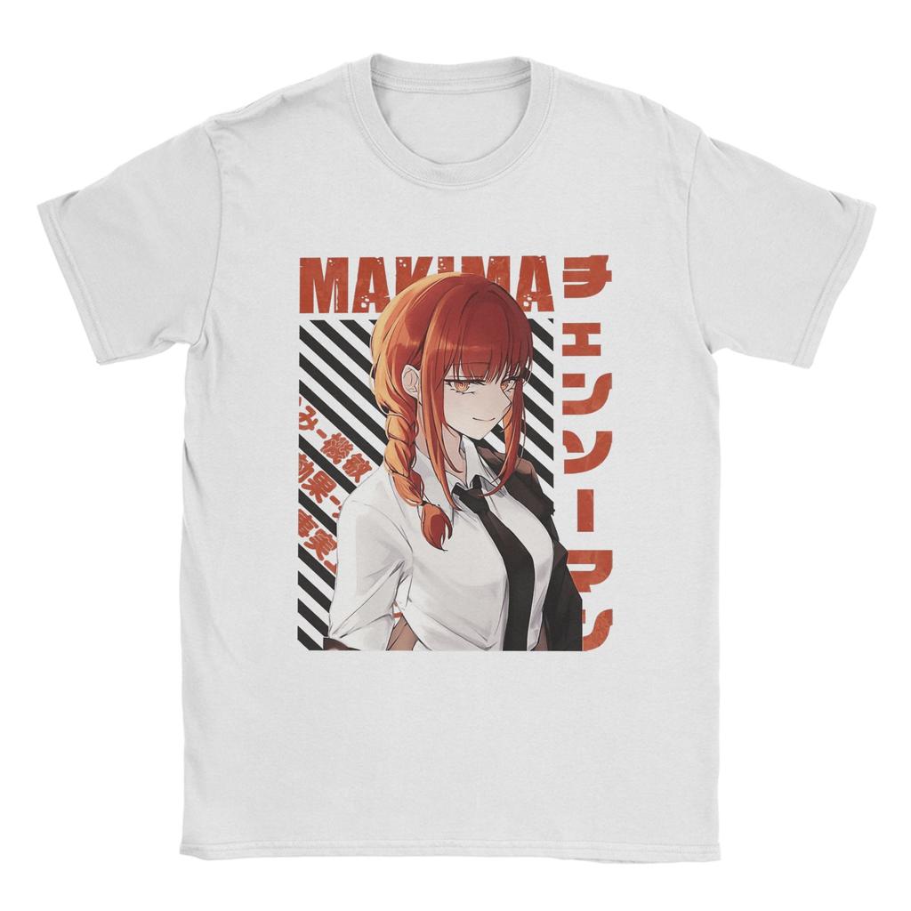 Chainsaw Main Anime Asa Mitaka T Shirts for Men Cotton Creative T-Shirts Crew Neck Tee Shirt Short Sleeve Clothes Plus Size