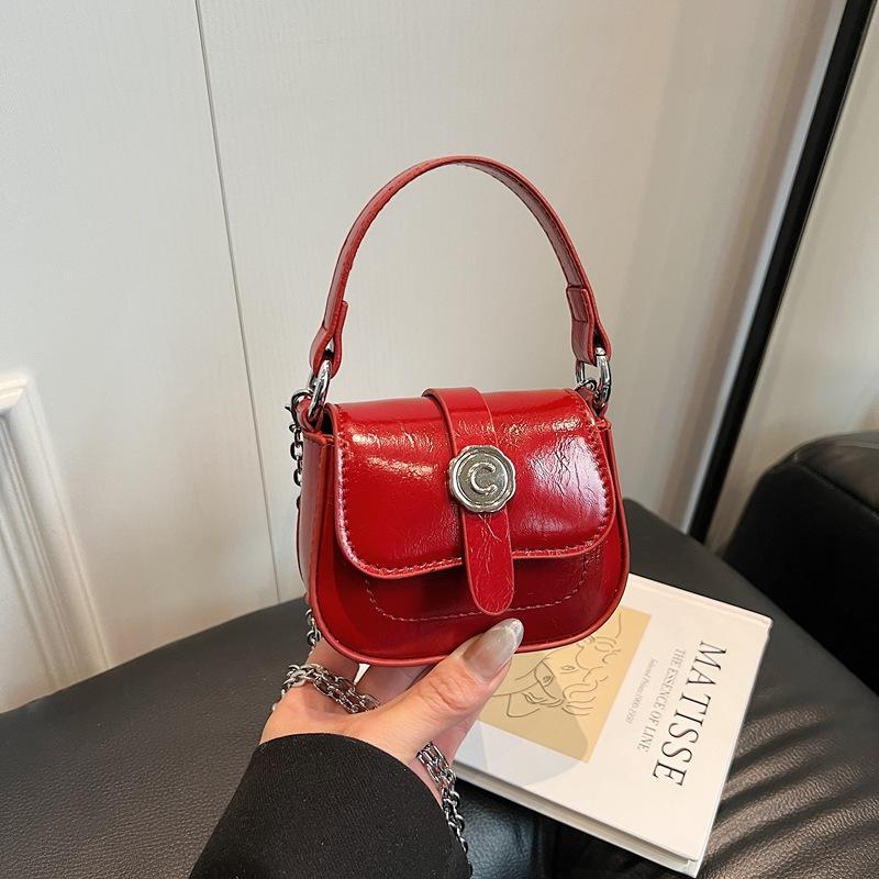 Premium sense niche mini bag women's spring and summer 2025 new fashion shoulder messenger bag popular portable saddle bag