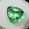 10.23 Carat Trillion Cut Natural Montana Sapphire Green CERTIFIED Loose Gemstone A-328