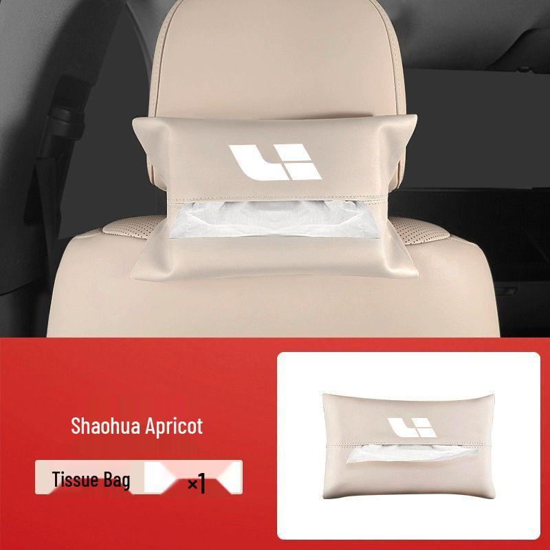 Li Auto Car Armrest Genuine Leather Tissue Box L6/L7/L8/L9/One/I8/I6