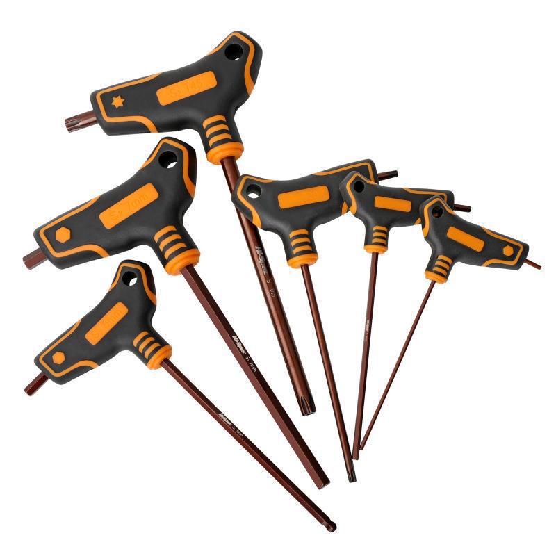 Torx Hex Key Set: L-Shaped Six-Point Wrenches