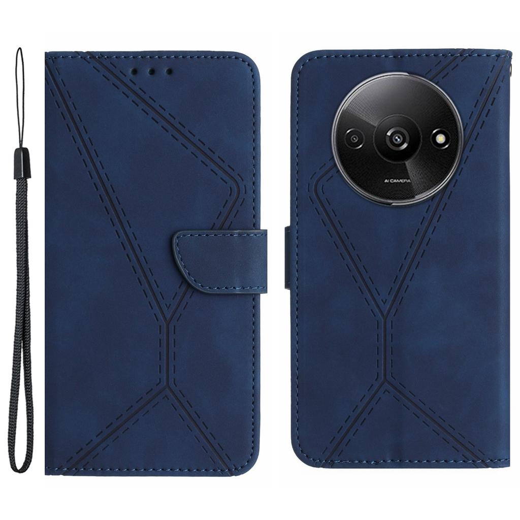 HT05 For Xiaomi Redmi A3/Poco C61 4G Wallet Phone Case PU Leather Folio Flip Cover