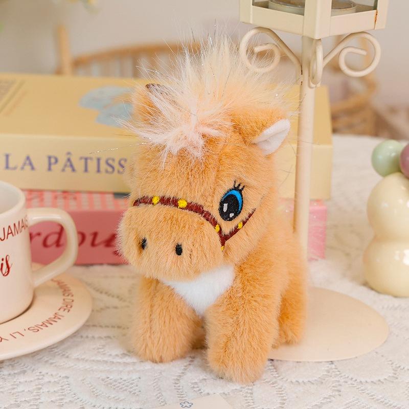Pilot Panda Plush Keychain Student School Bag Backpack Pendant Doll Machine Pendant Delicate Bag Jewelry